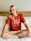 Simply Southern Tired Mom PJ Pants &amp; T-Shirt Set