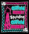 Southern Couture Oilfield Honey Spending Oilfield Money Wife Girlfriend Bright T Shirt