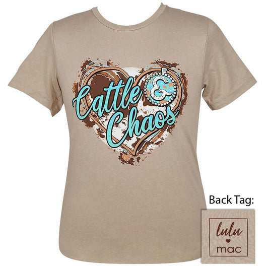 Girlie Girl Lulu Mac Cattle & Chaos Canvas T-Shirt