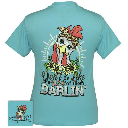 Girlie Girl Originals Preppy Darlin Chicken Hen T Shirt