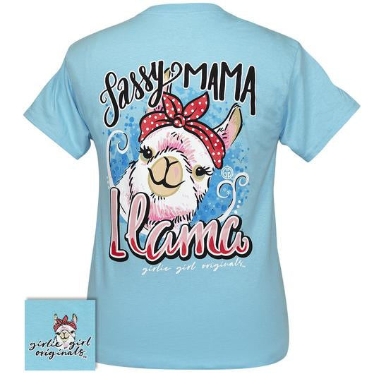 Girlie Girl Originals Preppy Sassy Mama Llama T-Shirt