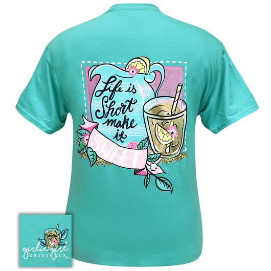 Girlie Girl Originals Preppy Life Is Short Sweet Tea T-Shirt