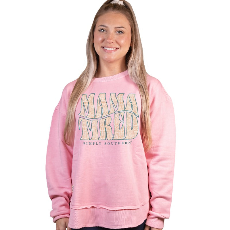 Simply Southern Women's Mama Life Is The Best Life Long Sleeve Shirt