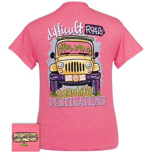 Girlie Girl Originals Preppy Beautiful Destinations T-Shirt