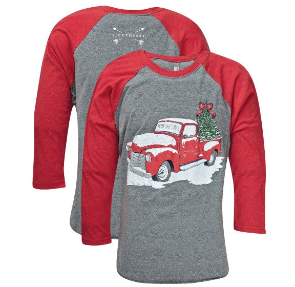 christmas shirt with truck