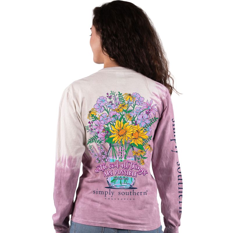 Simply Southern Paisley Turtle Tie Dye Long Sleeve T-Shirt - SimplyCuteTees