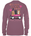 SALE Simply Southern Preppy Dog Kisses Cure Long Sleeve T-Shirt