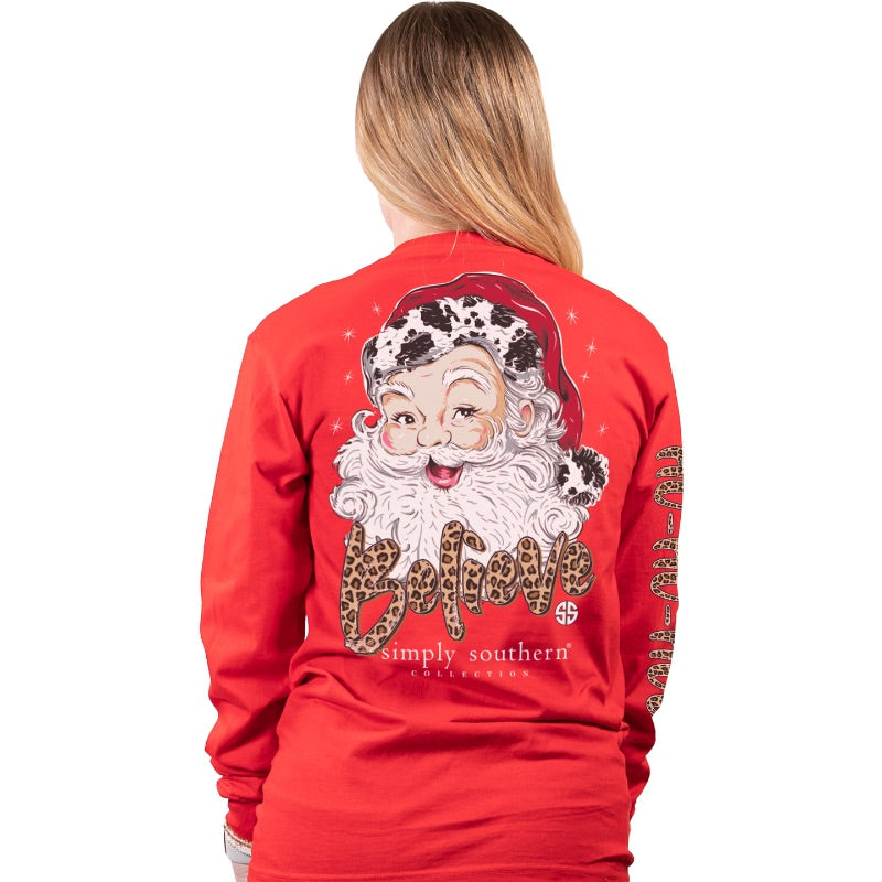 Cherished Girl Cardinal Christmas Long Sleeve T-Shirt - SimplyCuteTees