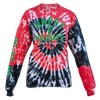 SALE Simply Southern Santa Truck Holiday Tie Dye Long Sleeve T-Shirt