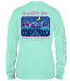 SALE Simply Southern Preppy Mountains Night Stars Long Sleeve T-Shirt