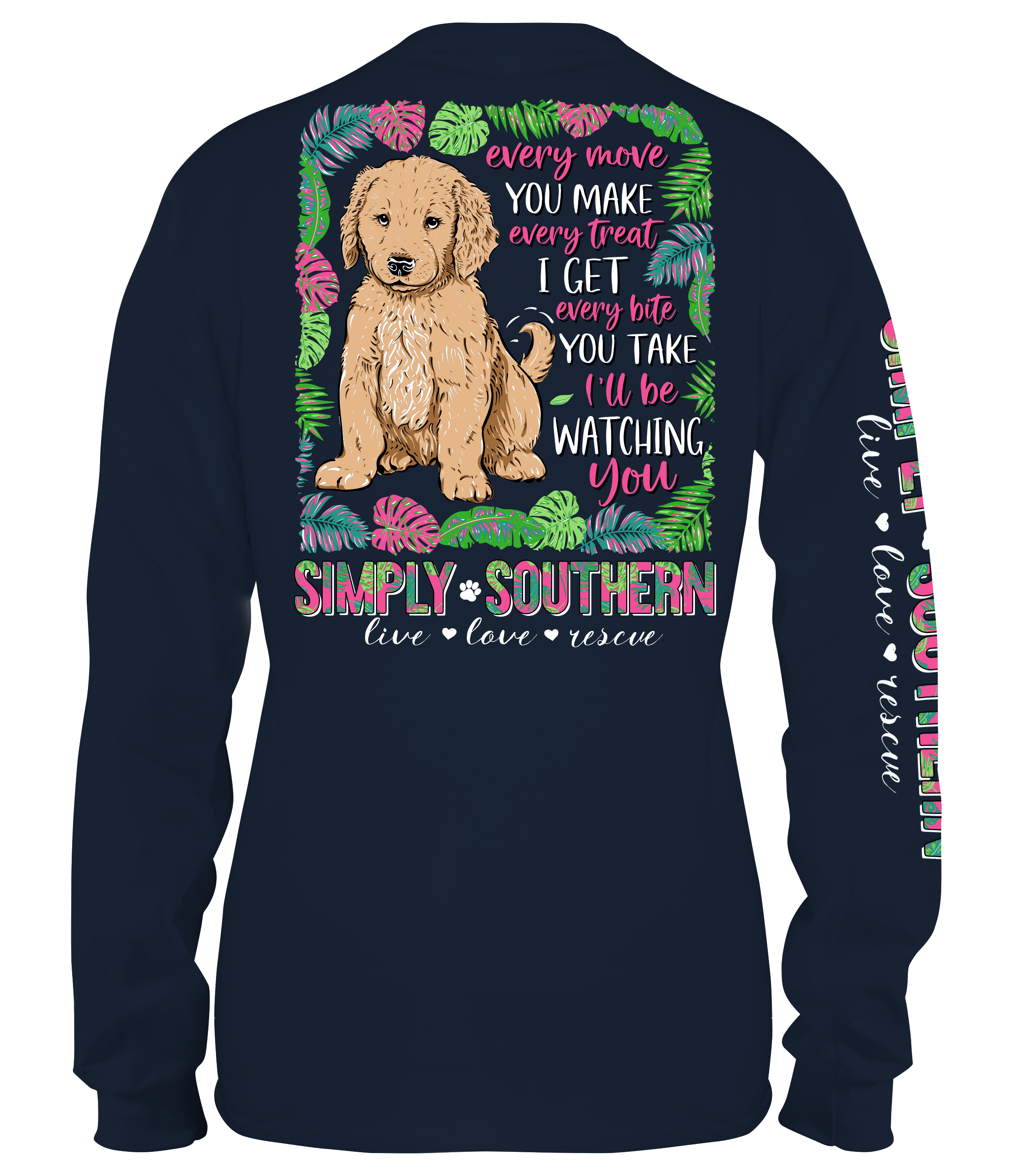 Simply Southern Women's Dog 70s T-shirt