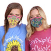 Girlie Girl Preppy Tie Dye Pastel Protective Mask