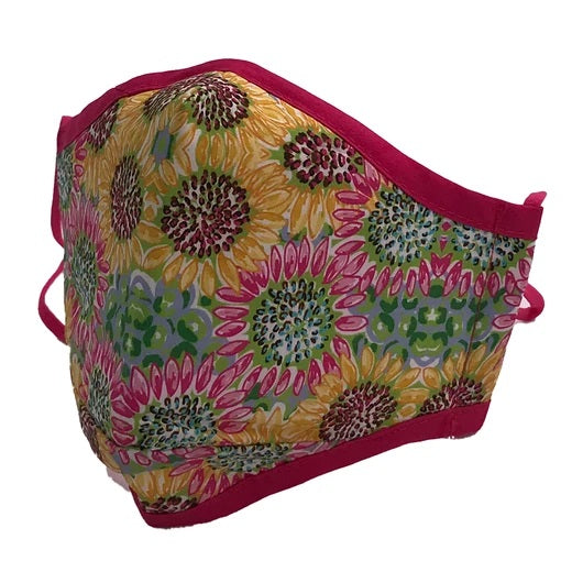 Girlie Girl Preppy Sunflower Protective Mask