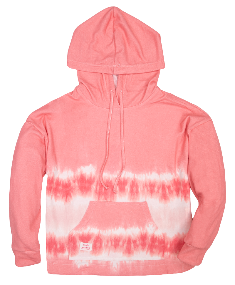 Mens pink discount tie dye hoodie