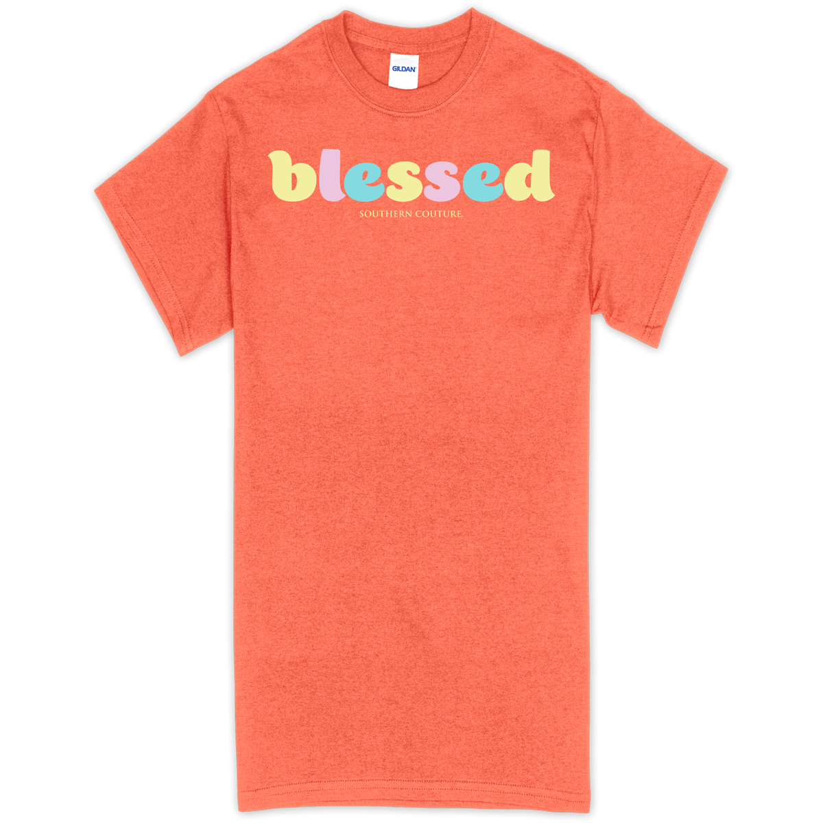 Southern Couture Retro Blessed Soft T-Shirt