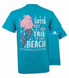 Southern Couture My Tail to the Beach T-Shirt - SimplyCuteTees