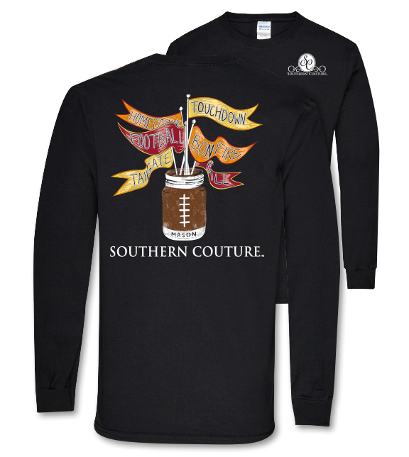 Simply Southern Tailgate touchdown on sale football top S