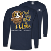 SALE Southern Couture Classic Owl You Need is Love Long Sleeve T-Shirt