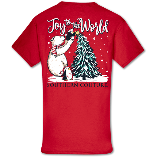 SALE Southern Couture Classic Joy to the World Holiday T-Shirt