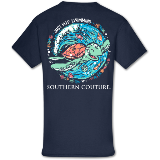 Sea Turtles Swim Classic Cotton T-Shirt