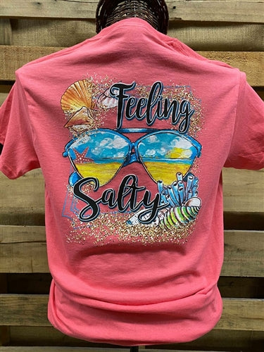 Southern Chics Apparel Feeling Salty Beach T-Shirt