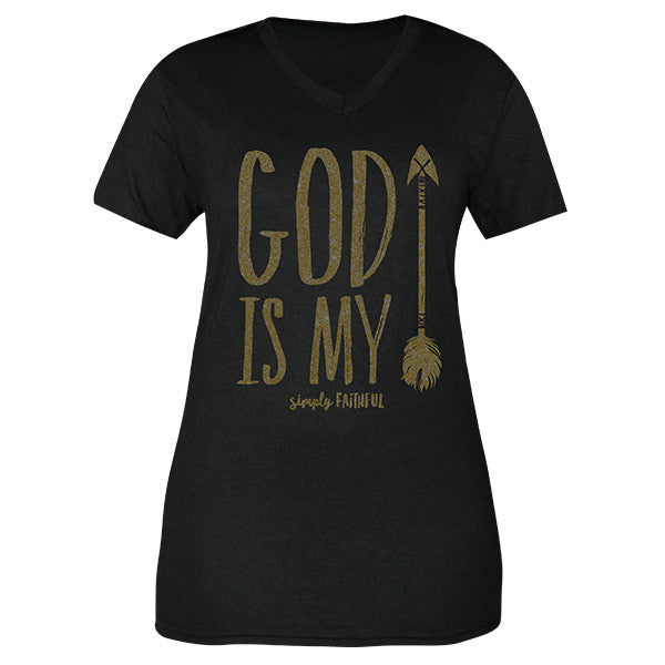 Simply Faithful By Simply Southern God Is My Arrow T-Shirt