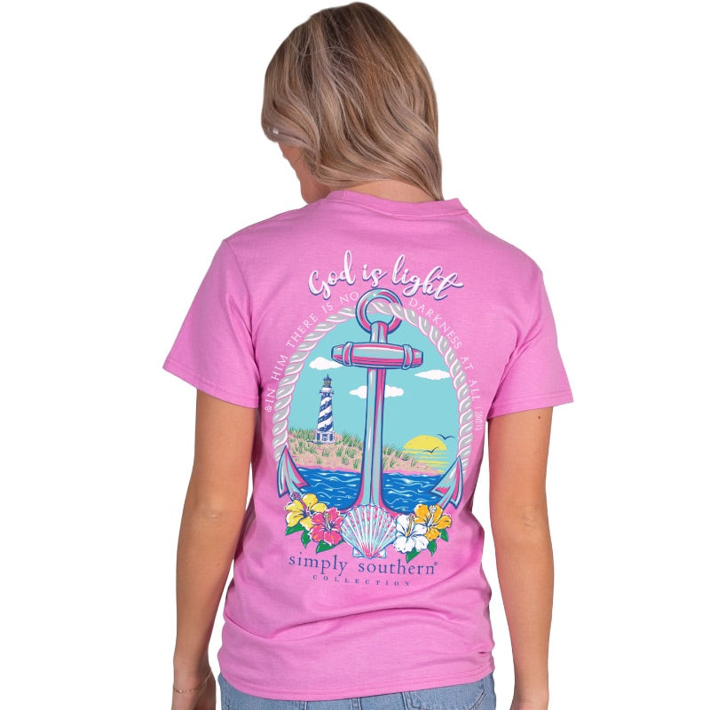 Faith, Hope, Love! Anchored in Christ” Southern Attitude Short Sleeve