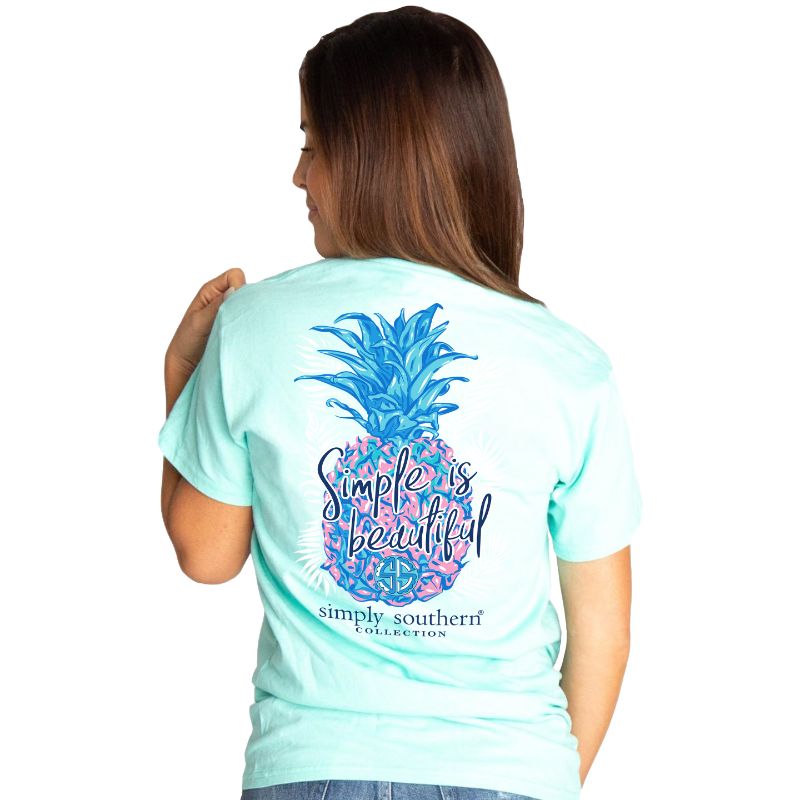 SALE Simply Southern Simple Is Beautiful Pineapple T-Shirt