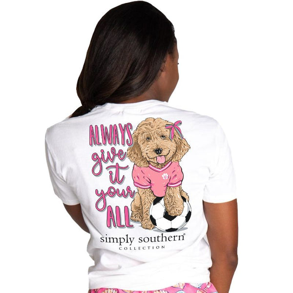 Simply Southern Preppy Dog Tee  Free Shipping – Country Club Prep