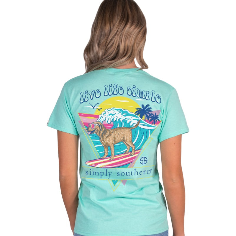 Simply Southern Preppy Surf Dog T-Shirt