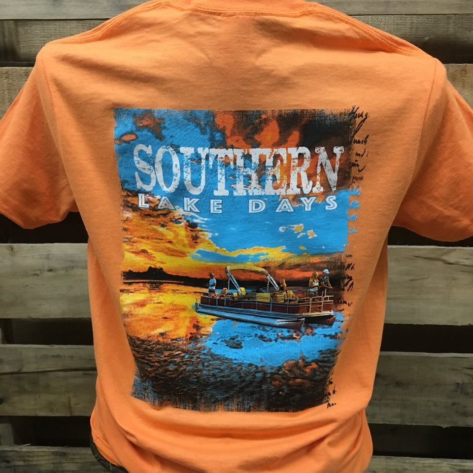 South Waters Southern Lake Days Boat Fishing unisex Bright T Shirt 3XL