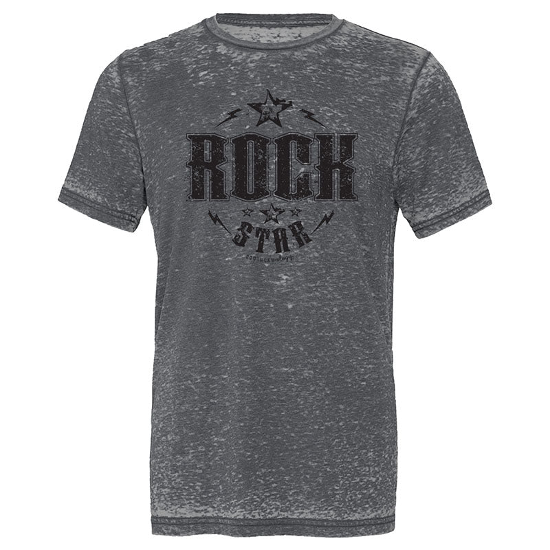 Southernology Rock-star Acid Wash Statement Canvas T-Shirt