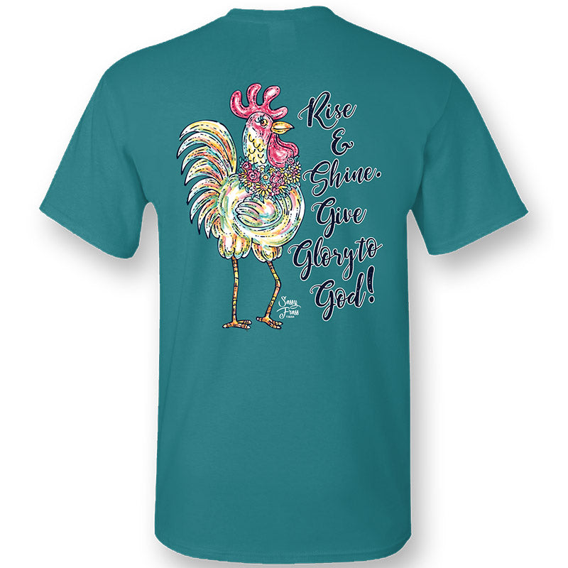 Sale Sassy Frass Psalmist Says My Cup Runneth Over Bright Girlie T Shirt Small