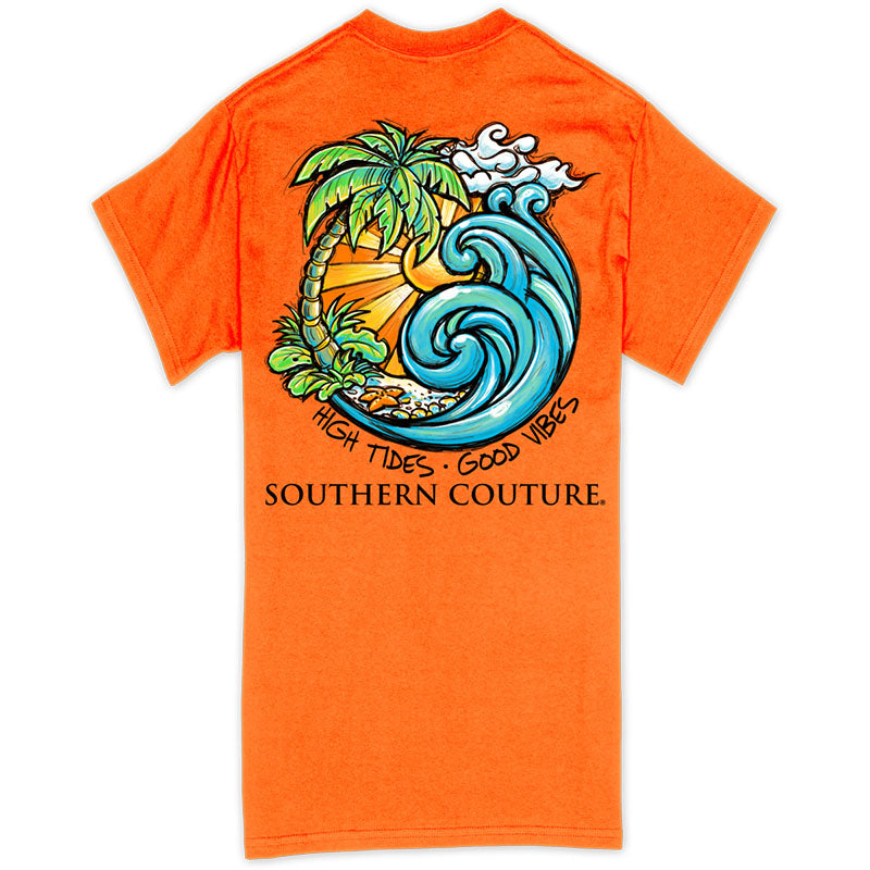 Southern Couture Classic High Tides Vibes Beach T-Shirt