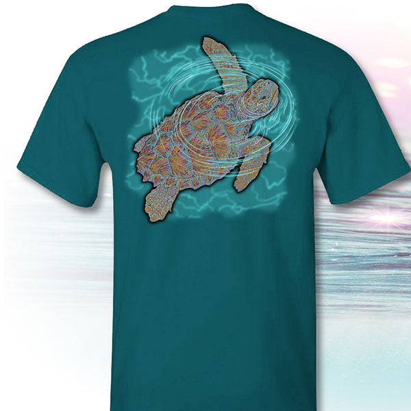 I Fought Today Sea Turtle Cancer Ribbons T-Shirt - SimplyCuteTees