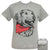 Girlie Girl Originals Preppy Bandana Retreiver Grey T-Shirt