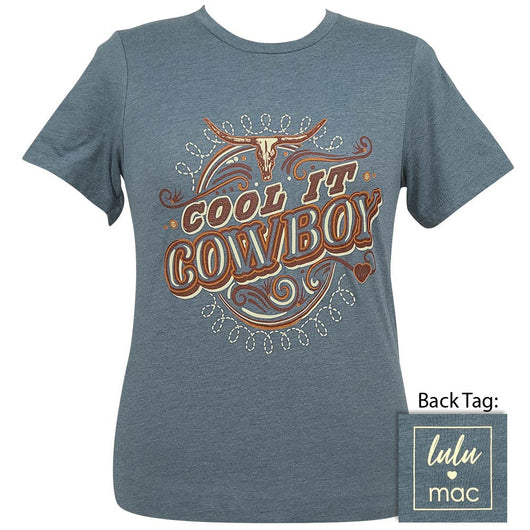 Girlie Girl Lulu Mac Cool It Cowboy Canvas T-Shirt