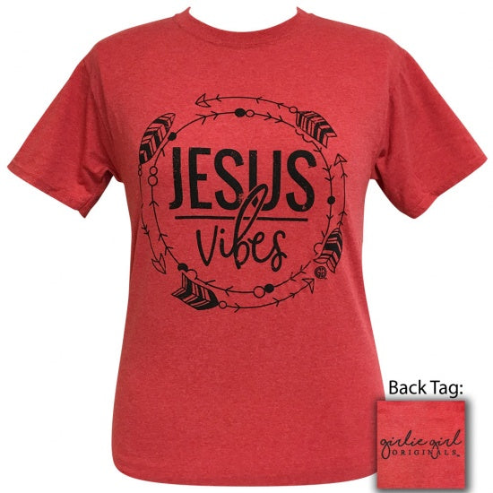 Girlie Girl Originals Preppy Jesus Vibes Faith T-Shirt - SimplyCuteTees