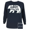 Girlie Girl Originals Preppy Little Bear Long Sleeve T-Shirt - SimplyCuteTees