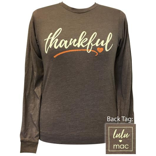 Girlie Girl Originals Lulu Mac Preppy Thankful T-Shirt